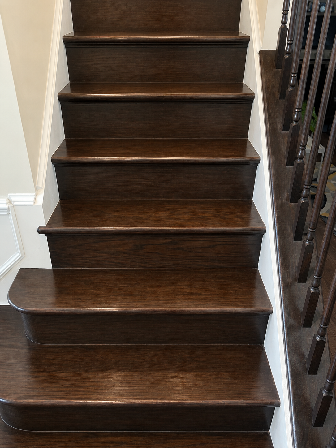 Stair detail after cleaning by Haylo Upscale Solutions